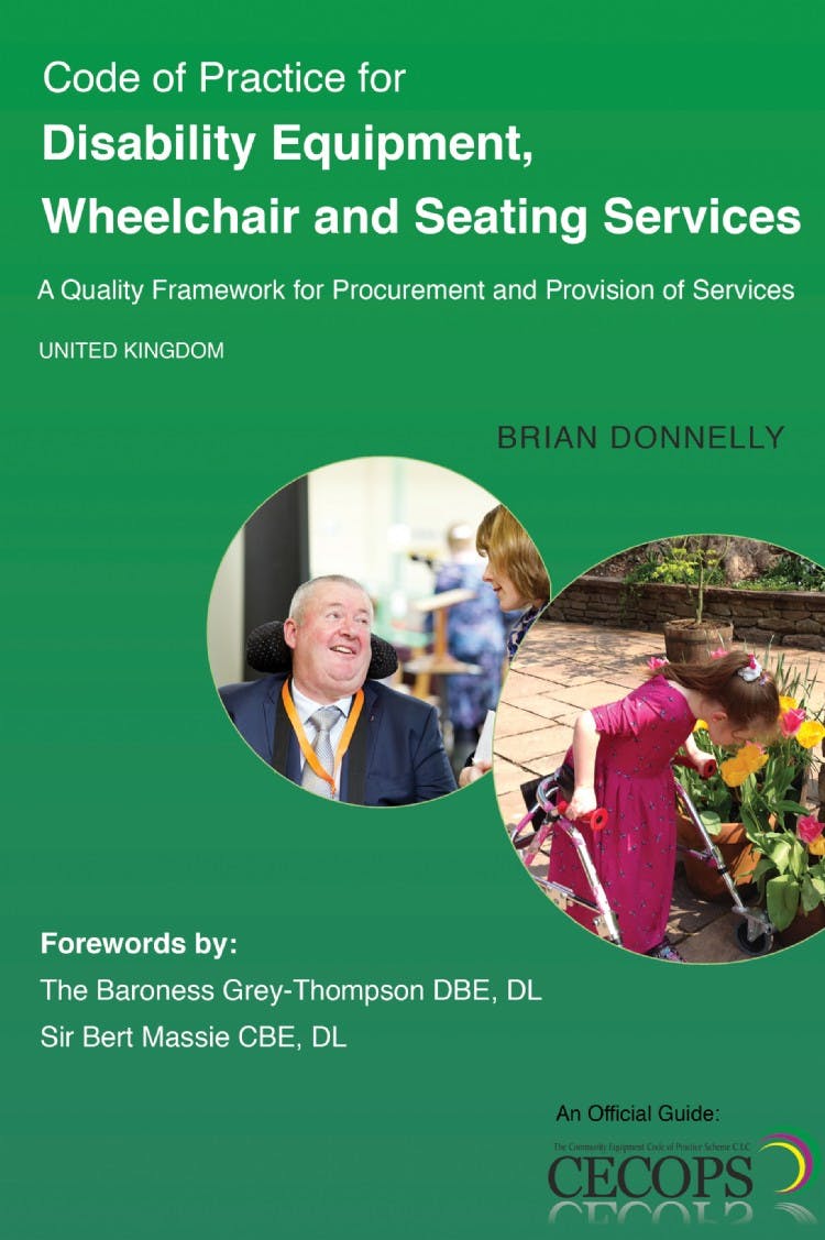 Code of Practice for Disability Equipment, Wheelchair and Seating Services
